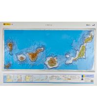 Reliefkarten Canarias / Kanarische Inseln 1:500.000 CNIG
