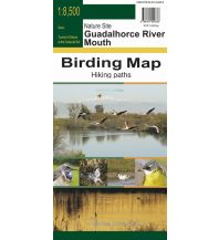 Nature and Wildlife Guides Bio Gea Ediciones Birding Map Spanien - Desembocadura del Guadalhorce 1:8.500 Bio Gea Ediciones