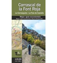 Hiking Maps El Tossal-Wanderkarte Carrascal de la Font Roja 1:25.000 El Tossal Cartografies