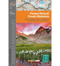 Hiking Maps Spain Editorial Alpina-Wanderkarte Parque Natural Posets, Maladeta (2 Karten) 1:25.000 Editorial Alpina