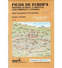 Wanderkarten Adrados Mapa Excursionista - Picos de Europa - Los Urrieles y Andara 1:25.000 Adrados