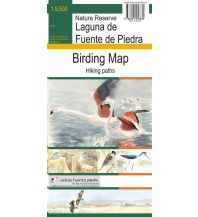 Nature and Wildlife Guides Bio Gea Ediciones Birding Map Spanien - Laguna de Fuente de Piedra 1:9.500 Bio Gea Ediciones