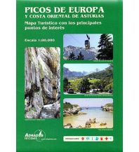 Wanderkarten Spanien Adrados-Wanderkarte Picos de Europa y Costa Oriental de Asturias 1:80.000 Adrados
