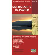 Hiking Maps Spain Calecha-Wanderkarte Sierra Norte de Madrid 1:50.000 Calecha Ediciones