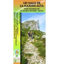 Wanderkarten Spanien Piolet-Wanderkarte Les Valls de la Marina Alta 1:20.000 Piolet