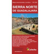 Hiking Maps Spain Calecha-Wanderkarte Sierra Norte de Guadalajara 1:50.000 Calecha Ediciones