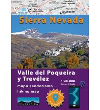 Hiking Maps Spain Sierra Nevada - Valle del Poqueira y Trevélez 1:40.000 Editorial Penibética