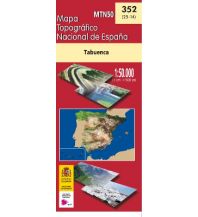 Wanderkarten Spanien CNIG-Karte MTN50 - 352, Tabuenca 1:50.000 CNIG