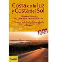 Road Maps Spain Anaya Straßenkarte Costa de la Luz y Costa del Sol 1:340.000 Anaya-Touring