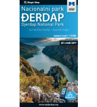 Wanderkarten Serbien + Montenegro Magic Map Serbien, Đerdap Nationalpark 1:110.000 Magic map serbi