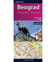 Stadtpläne Magic Map Serbia City Map Belgrad 1:20.000 Magic map serbi