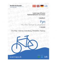 Cycling Maps Nordisk Radwanderkarte 3/8, Fyn/Fünen & Øerne 1:100.000 Nordisk