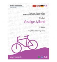 Cycling Maps Nordisk Radwanderkarte 6/8 Dänemark - Vestjylland 1:100.000 Nordisk