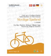 Radkarten Nordisk Radwanderkarte 1/8, Nordlige Sjælland 1:100.000 Nordisk