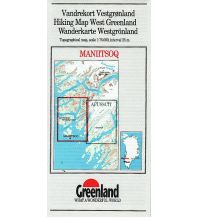 Wanderkarten Dänemark - Grönland Greenland Hiking Map 14, Maniitsoq 1:75.000 Udvalget for Vandreturisme i Grønland