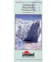 Wanderkarten Dänemark - Grönland Greenland Hiking Map 12 Grönland - Eqi 1:30.000 Udvalget for Vandreturisme i Grønland