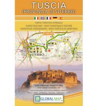 Straßenkarten Italien LAC Carta turistico-stradale Tuscia (Provincia di Viterbo) 1:140.000 Global Map