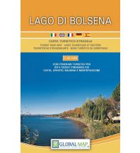 Straßenkarten Italien LAC Carta turistico-stradale Lago di Bolsena 1:40.000 Global Map