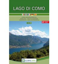 Wanderkarten Italien Global Map-Wanderkarte Lago di Como/Comer See 1:35.000 Global Map