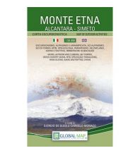 Hiking Maps Italy Global Map Carta Tyvek Monte Etna/Ätna 1:50.000 Global Map