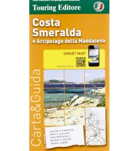Road Maps TCI Carte & Guida - Costa Smeralda 1:200.000 / 1.175.000 Touring Club Italiano