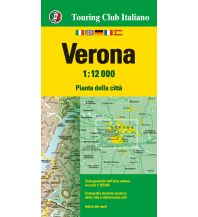 City Maps TCI Stadtplan Verona 1:12.000 Touring Club Italiano