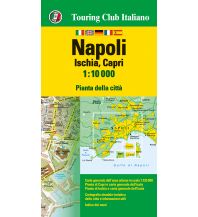 City Maps TCI Stadtplan Napoli/Neapel 1:10.000 Touring Club Italiano