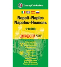 City Maps TCI Pocket Stadtplan Italien - Napoli / Neapel 1:8.000 Touring Club Italiano