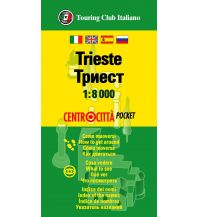 Stadtpläne TCI Centrocittà Pocket Stadtplan Trieste/Triest 1:8.000 Touring Club Italiano