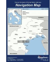 Nautical Charts Navigation Map 3 - Venice, Brenta Riviera, Padova 1:35.000 Frangente 