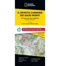 Long Distance Hiking Il Devoto Cammino dei Sacri Monti National Geographic - Trails Illustrated