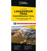 Long Distance Hiking Laugavegur Trail 1:25.000 National Geographic - Trails Illustrated