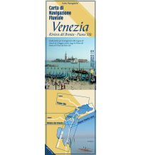 Seekarten Italien Lagunenkarte Venezia - Riviera del Brenta - Fiume Sile 1:200.000 Belletti