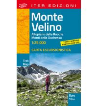 Hiking Maps Apennines Iter Trek Map Monte Velino 1:25.000 Edizioni Iter