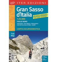Wanderkarten Apennin Iter Trek Map Gran Sasso d'Italia 1:25.000 Edizioni Iter