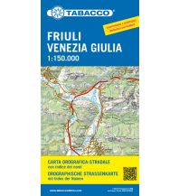 Road Maps Italy Tabacco-Straßenkarte Friuli-Venezia Giulia 1:150.000 Tabacco
