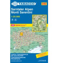 Ski Touring Maps Tabacco-Karte 040, Sarntaler Alpen/Monti Sarentini 1:25.000 Tabacco
