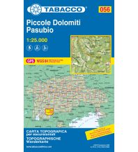 Ski Touring Maps Tabacco-Karte 056, Piccole Dolomiti/Kleine Dolomiten, Pasubio 1:25.000 Tabacco