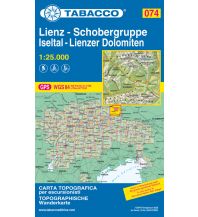 Wanderkarten Tirol Tabacco-Karte 074, Lienz, Schobergruppe, Iseltal, Lienzer Dolomiten 1:25.000 Tabacco