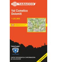 Wanderkarten Italien Tabacco Spezialkarte Val Comelico, Dolomiti 1:25.000 Tabacco