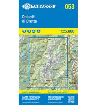 Mountainbike Touring / Mountainbike Maps Tabacco-Karte 053, Dolomiti di Brenta 1:25.000 Tabacco