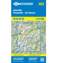 Ski Touring Maps Tabacco-Karte 052, Adamello, Presanella 1:25.000 Tabacco