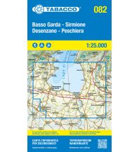 Mountainbike-Touren - Mountainbikekarten Tabacco-Karte 082, Basso Garda 1:25.000 Tabacco