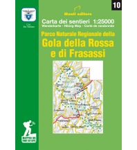 Hiking Maps Apennines IGA-Wanderkarte 10, Gola della Rossa e di Frasassi 1:25.000 Monti Editore - IGA