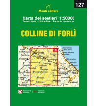 Hiking Maps Apennines Monti Editore-Wanderkarte 127, Colline di Forlì 1:50.000 Monti Editore - IGA