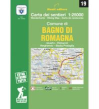 Hiking Maps Apennines Monti Editore Wanderkarte 19, Comune di Bagno di Romagna 1:25.000 Monti Editore - IGA