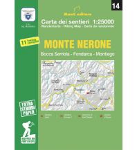 Wanderkarten Apennin Monti Editore Wanderkarte 14, Monte Nerone 1:25.000 Monti Editore - IGA