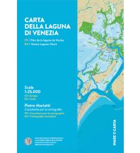 Inland Navigation Carta della Laguna di Venezia - Lagunenkarte Venedig 1:25.000 Mare di Carta