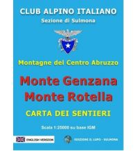 Hiking Maps Apennines Il Lupo Carta 9, Monte Genzana, Monte Rotella 1:25.000 Edizioni Il Lupo