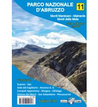 Hiking Maps Apennines Il Lupo Trek Map 11, Parco Nazionale d'Abruzzo 1:25.000 Edizioni Il Lupo